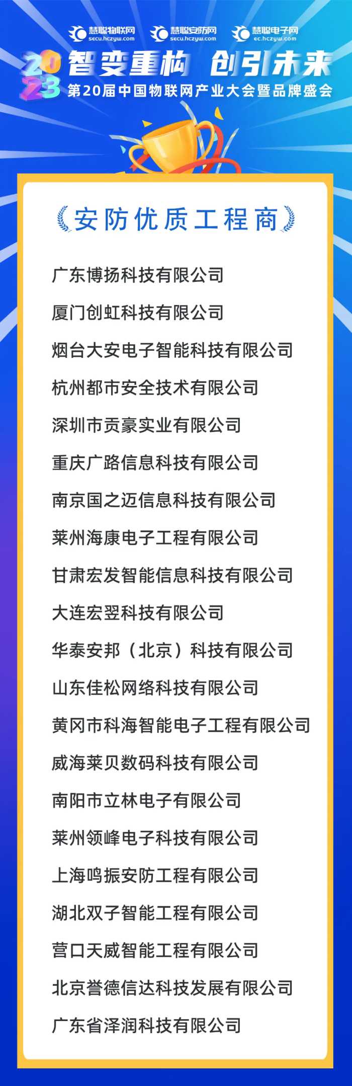 荣耀加冕|2023年度安防优质工程商榜单揭晓！