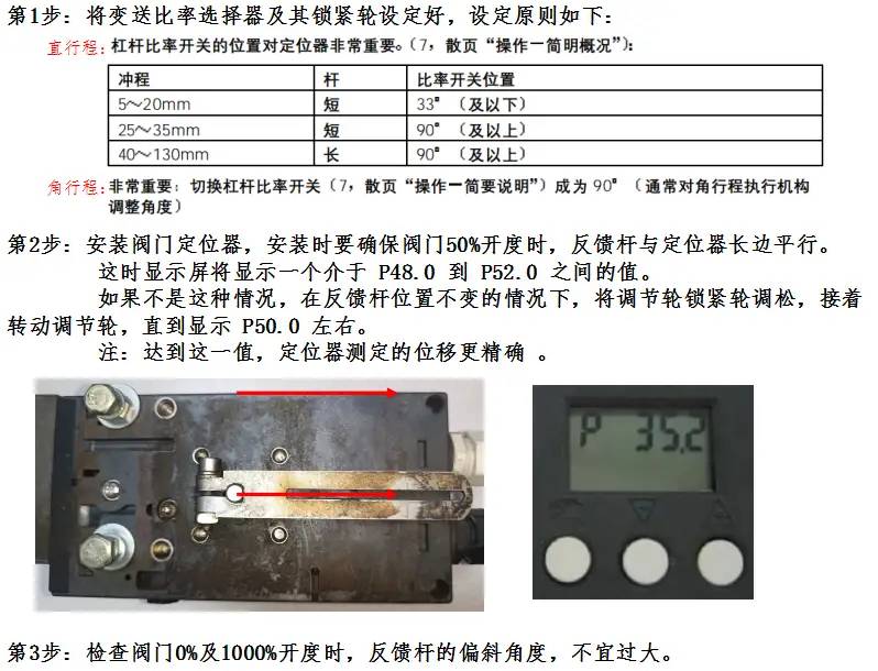 收藏！三种常用阀门定位器安装及整定方法。